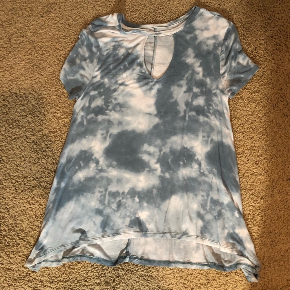 Dressy Top With Keyhole Opening